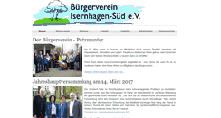 Desktop Screenshot of buergerverein-isernhagen-sued.de